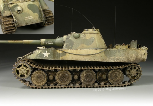Check out this weathering technique...Wow, I did not know a model tank can look so real.