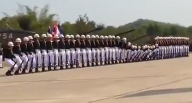 Thailand's Amazing Military Parade..Did I Hear You Say Dominos
