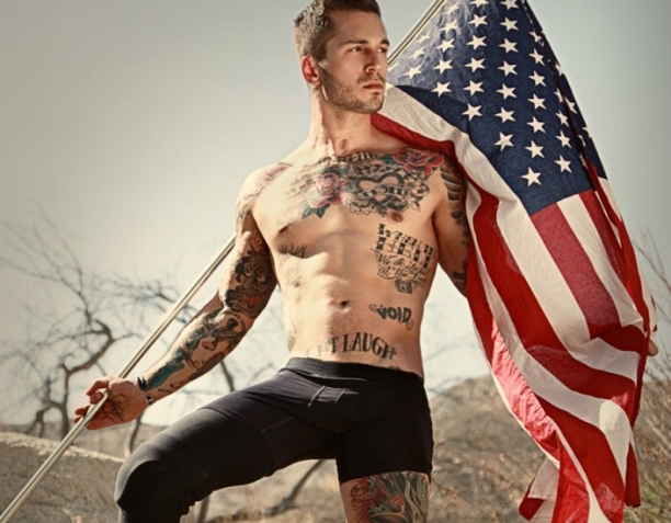 Young U.S. Marine Honored From Disaster To Underwear Model