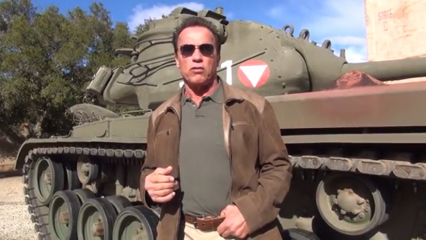 Schwarzenegger Fans Get Lucky Chance