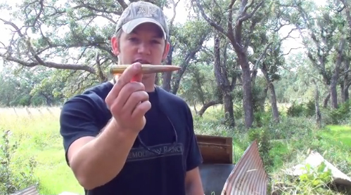 Demolition Ranch Men: .50 BMG Round And A Microwave