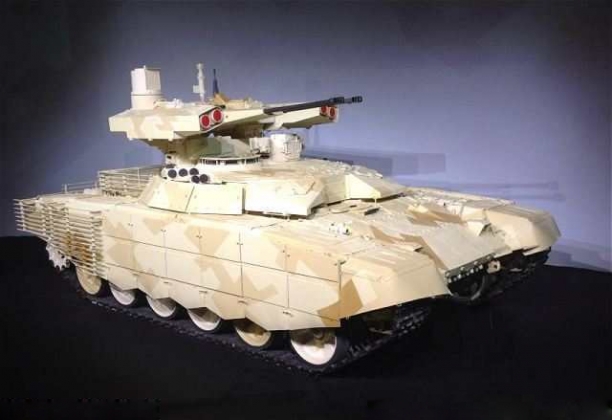 Amazing BMPT-72 'Terminator 2' Tank presentation