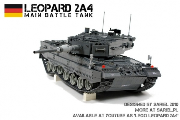 Leopard 2A4 Created From Lego