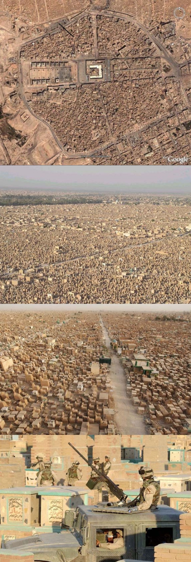 On Google Maps, You'd Think This Is A Large City In The Desert. But Zoom In And...WOW