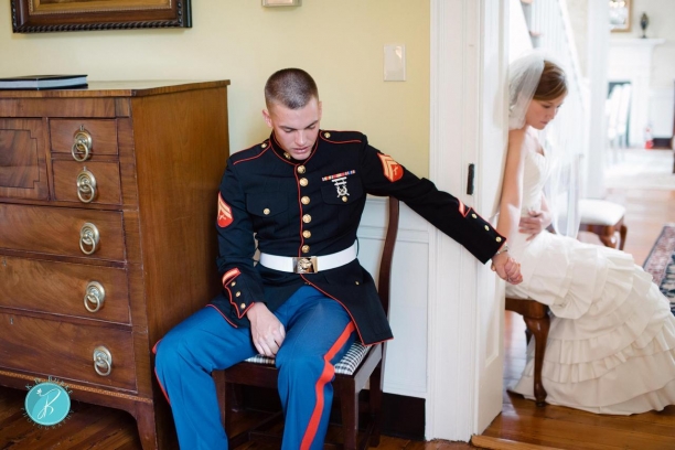 What Did This Marine Say In A Prayer On His Wedding Day Is Inspiring