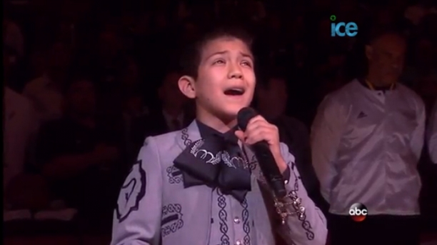 Young Hispanic Bashed for Nailing National Anthem at NBA Finals