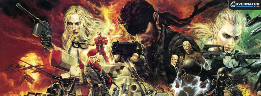 Metal Gear Solid 3: Snake Eater Facebook cover