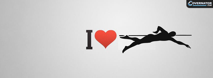 I Love Swimming Facebook cover